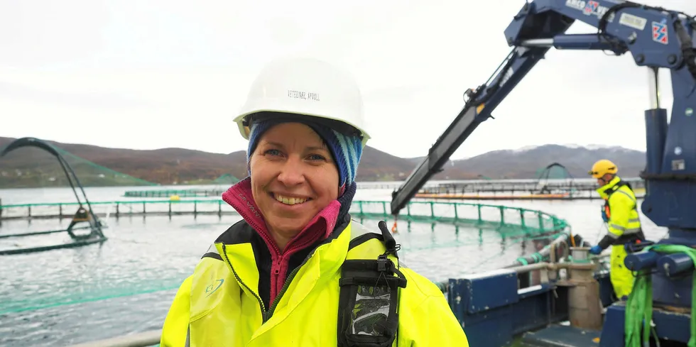 Berit Seljestokken i Grieg Seafood Finnmark