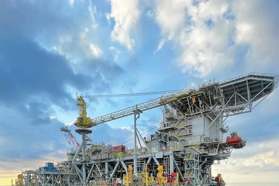 The Anchor production facility in the US Gulf.
