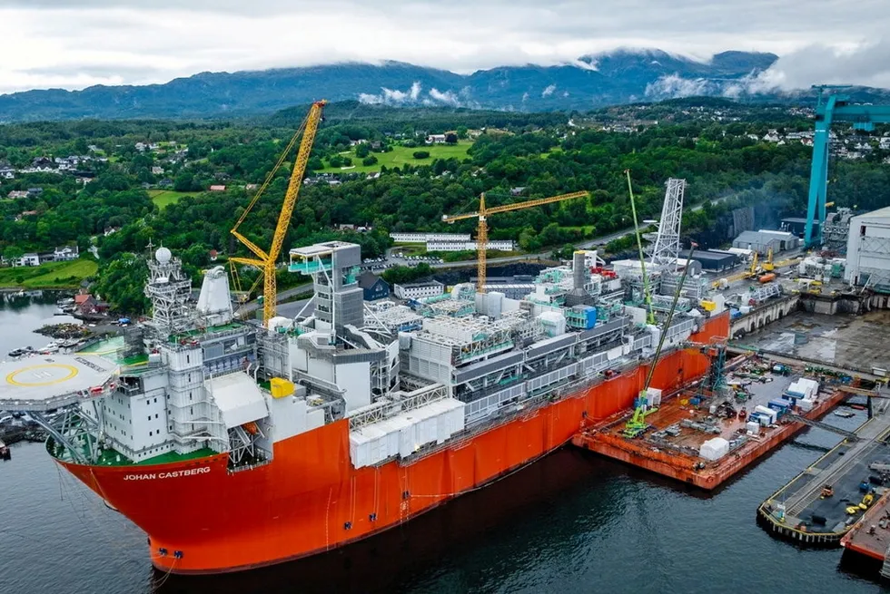Johan Castberg ved Aker Solutions på Stord.