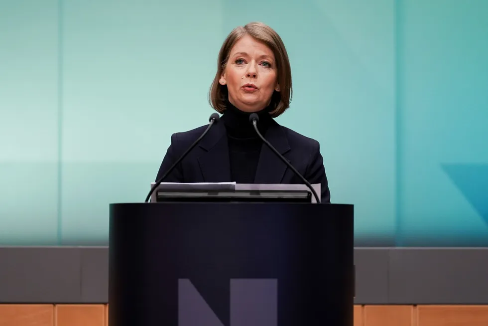 Sentralbanksjef Ida Wolden Bache får ett inflasjonstall til før hun og resten av pengepolitikkkomiteen skal sette renten mot slutten av måneden.