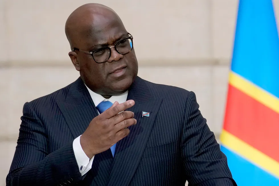 DR Congo President, Felix Tshisekedi.