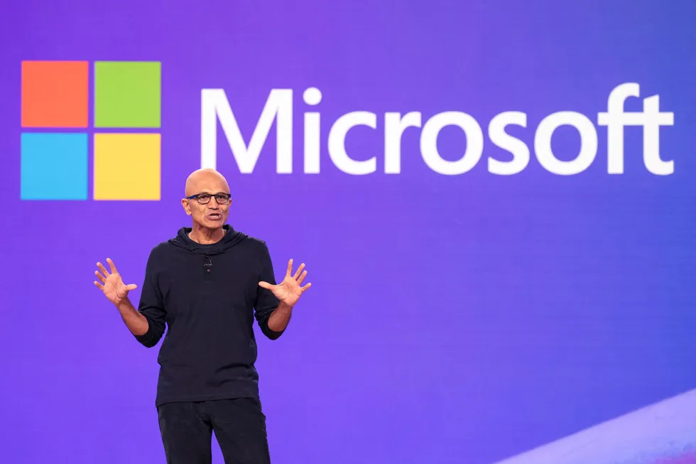 Microsoft-sjef Satya Nadella.