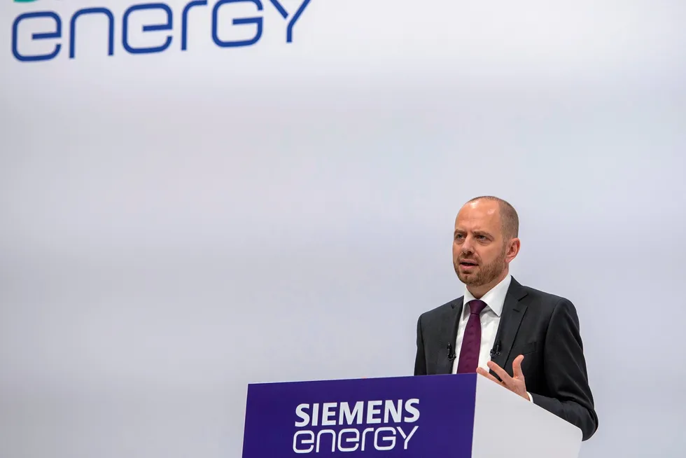 Siemens Energy CEO Christian Bruch.