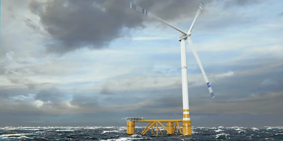 Odfjell Oceanwind står bak et konsept for flytende havvind. Nå vil de bygge på Utsira Nord.
