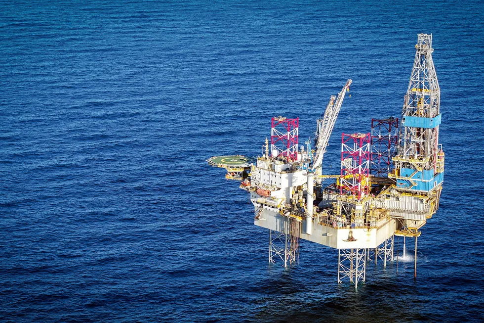 In operation: the jack-up Noble Tom Prosser at the Dorado field in the Bedout basin offshore Western Australia