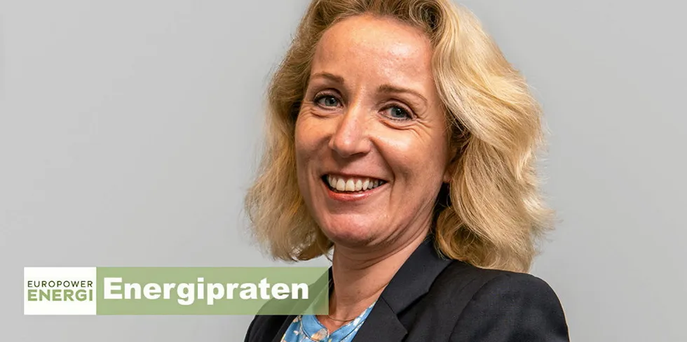 Cecilie Bjelland i Samfunnsbedriftene i savner debatt om norsk, internasjonal energipolitikk. – Det kommer et godstog med ny fornybar energi utenfor stuedøren vår. Norge må bestemme seg for hvilken rolle vi skal ta, sier hun.