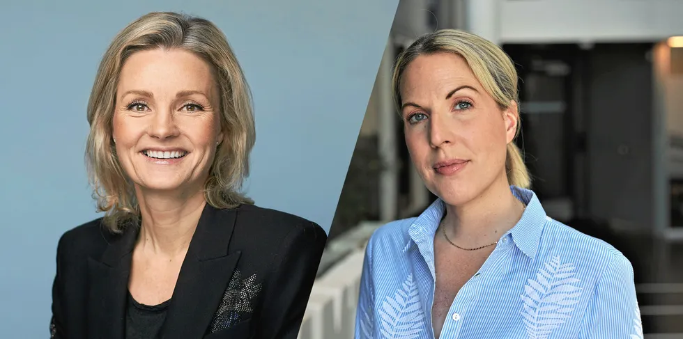 Statkraft og Hafslund må jobbe mye er målrettet mot aktuelle grupper enn tidligere for å tiltrekke seg fagkompetansen selskapene trenger. Fra v: Gro Bull Berg (Hafslund) og Kate Alexandra Aunaas-Ingram (Statkraft).