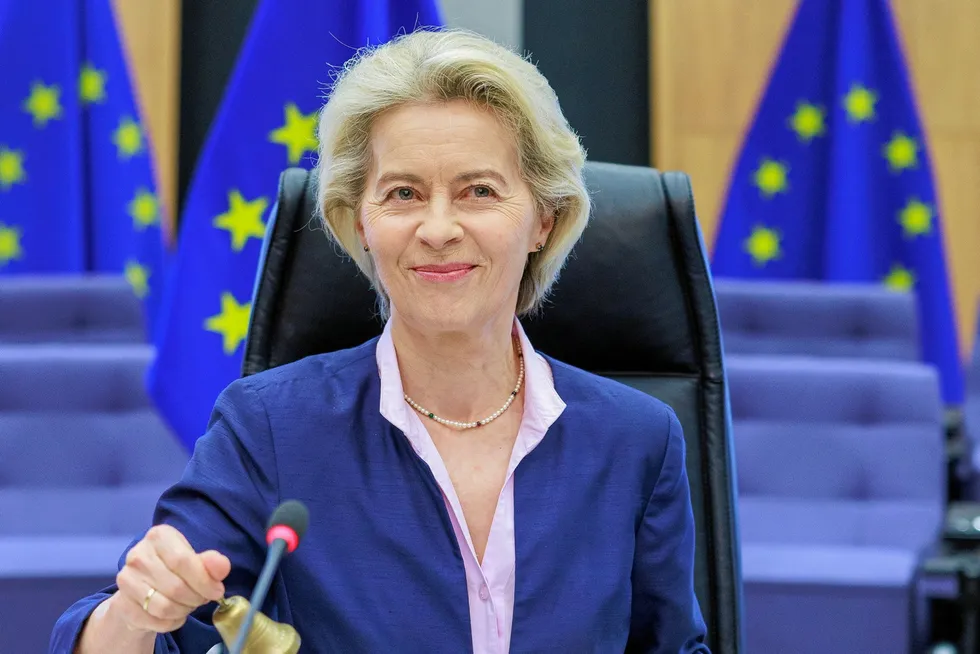 European Commission president Ursula von der Leyen.