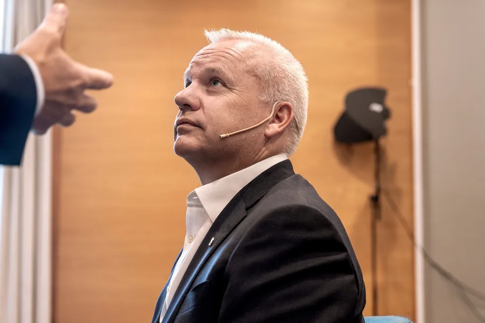 Konsernsjef Anders Opedal lanserer planene for et storstilt spleiselag for grønn omstilling.
