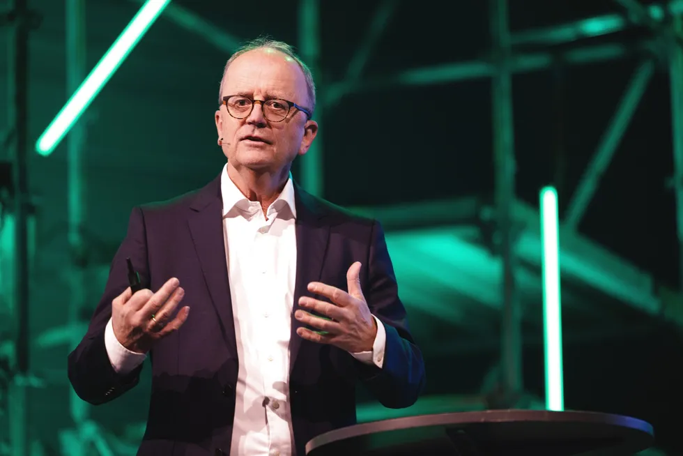 Konsernsjef Eimund Nygaard i Lyse