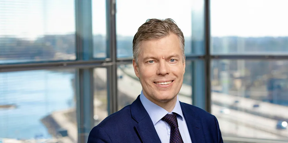 Fortum-sjef Makus Rauramo er tilfreds med stabiliseringspakken til Uniper, men understreker at mye gjenstår.
