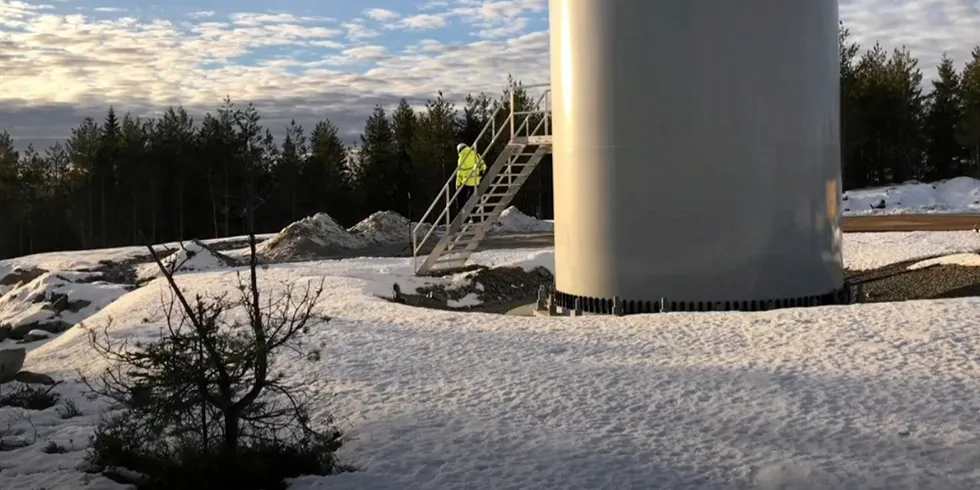 Vindturbin. Vindturbin.