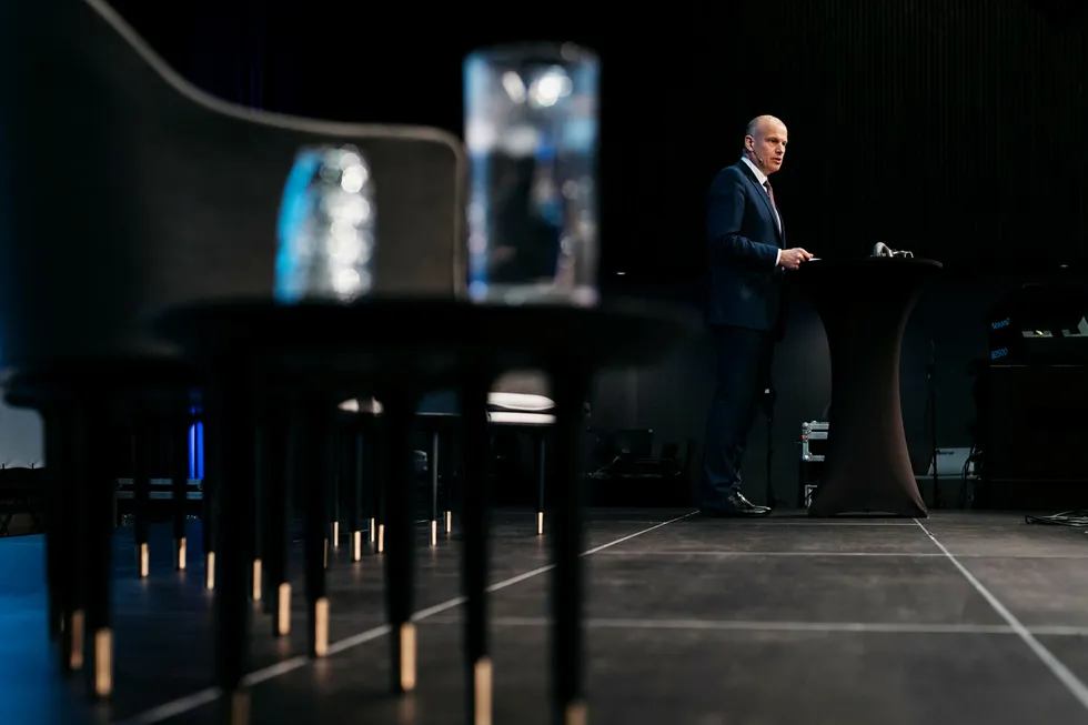 Arne Sigve Nylund, sjef for norsk sokkel i Equinor, fortalte at sytti prosent av innkjøpene til Johan Sverdrup kommer fra norske leverandører. Han talte på NHOs årlige møte på Sola mandag.