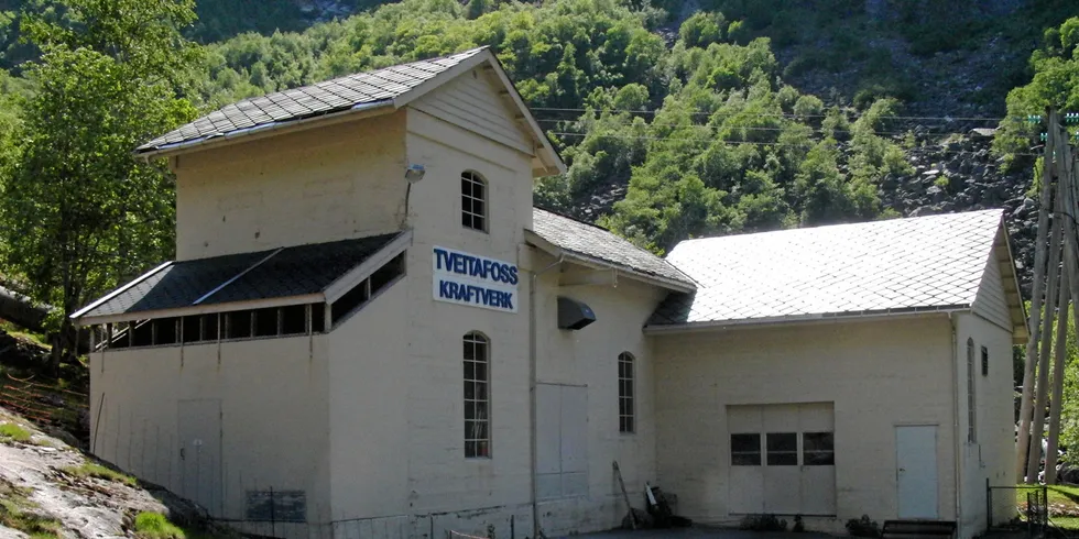 Ny konsesjon fra NVE gjør at Tveitafoss kraftverk kan doble kraftproduksjonen.