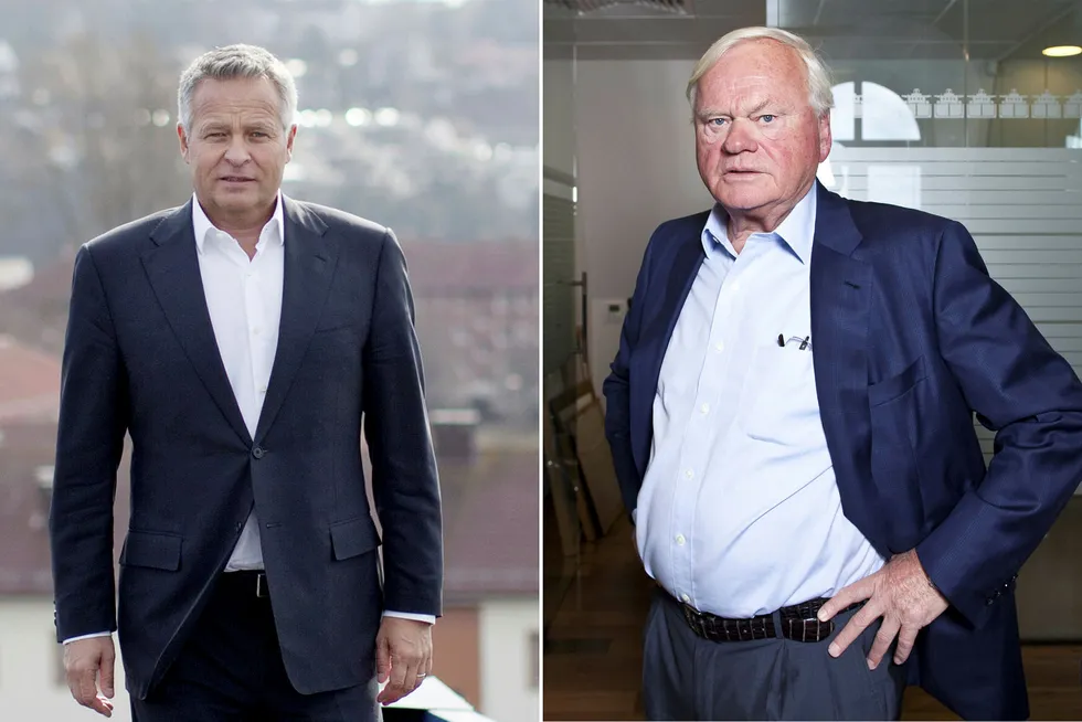 Endre Rangnes (til venstre) sier han fikk sparken av John Fredriksen.