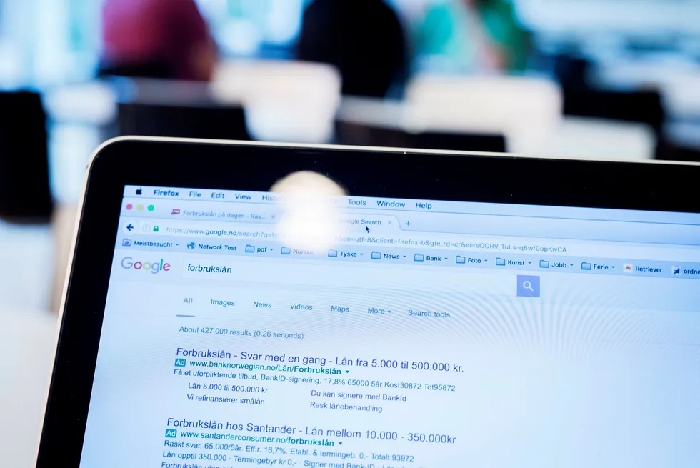 Et kjapt googlesøk på forbrukslån viser at det nok tilbydere å velge mellom.