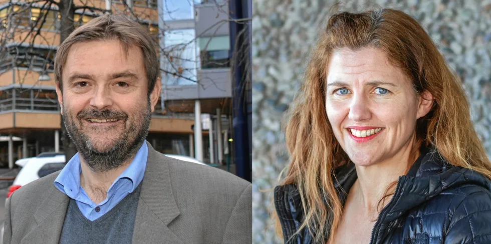 Knut Olav Tveit og Inga Nordberg.