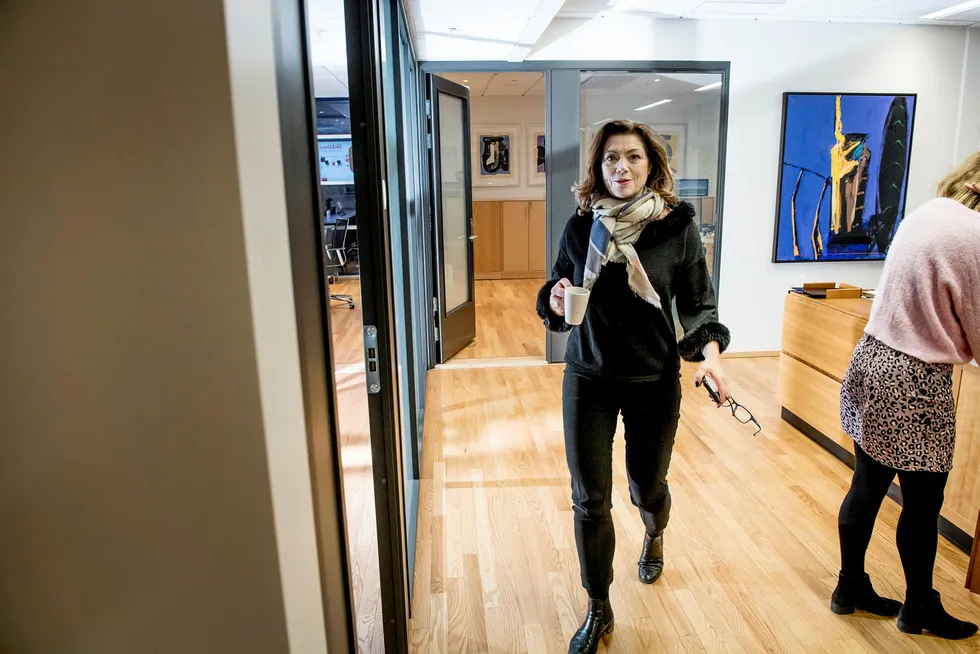 Kristin Skogen Lund er sjef i Schibsted ASA, som nå skiller ut den internasjonale rubrikkdelen som eget, børsnotert selskap.