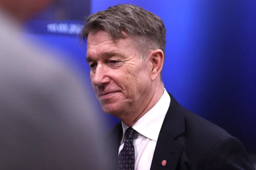 Energiminister Terje Aasland presenterte i dag detaljene i Norgespris.