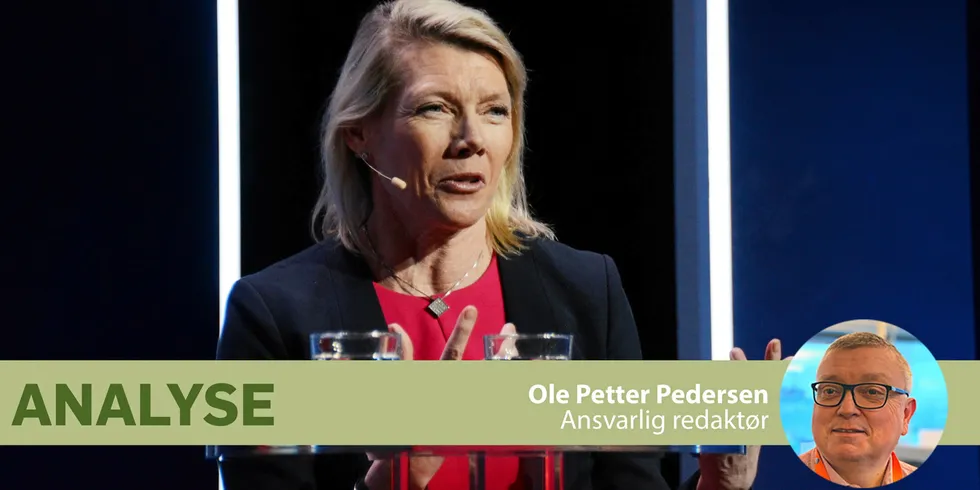 Konsernsjef Kjerstin Braathen i DNB har en sentral rolle i det å finansiere de neste 100 TWh for Norge. De pengene må nemlig finnes på helt andre måter enn hvordan vi finansierte de første 150 TWh, skriver ansvarlig redaktør Ole Petter Pedersen i denne analysen.