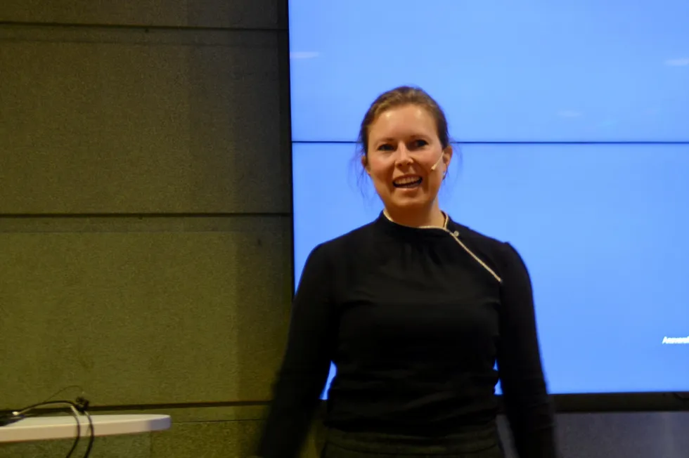 Caroline Skaar Landsværk i Wikborg og Rein har fornybar energi og grønne investeringer som sitt spesialfelt.