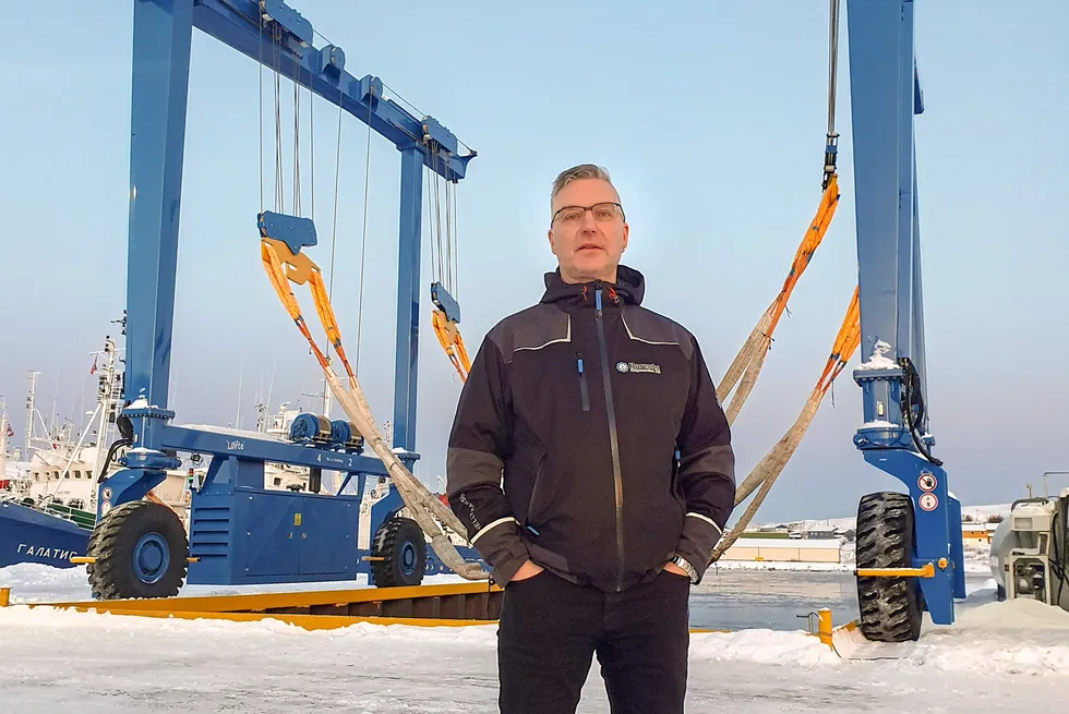 Daglig leder Bjørn Aarnes i Barents Skipsservice.