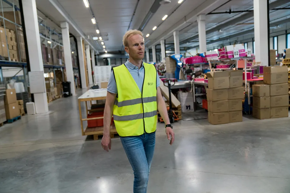 Kolbjørn Ertzeid hos netthandelskonsernet Brandsdal Group leverte sitt andre år med godt over 100 millioner kroner i overskudd.