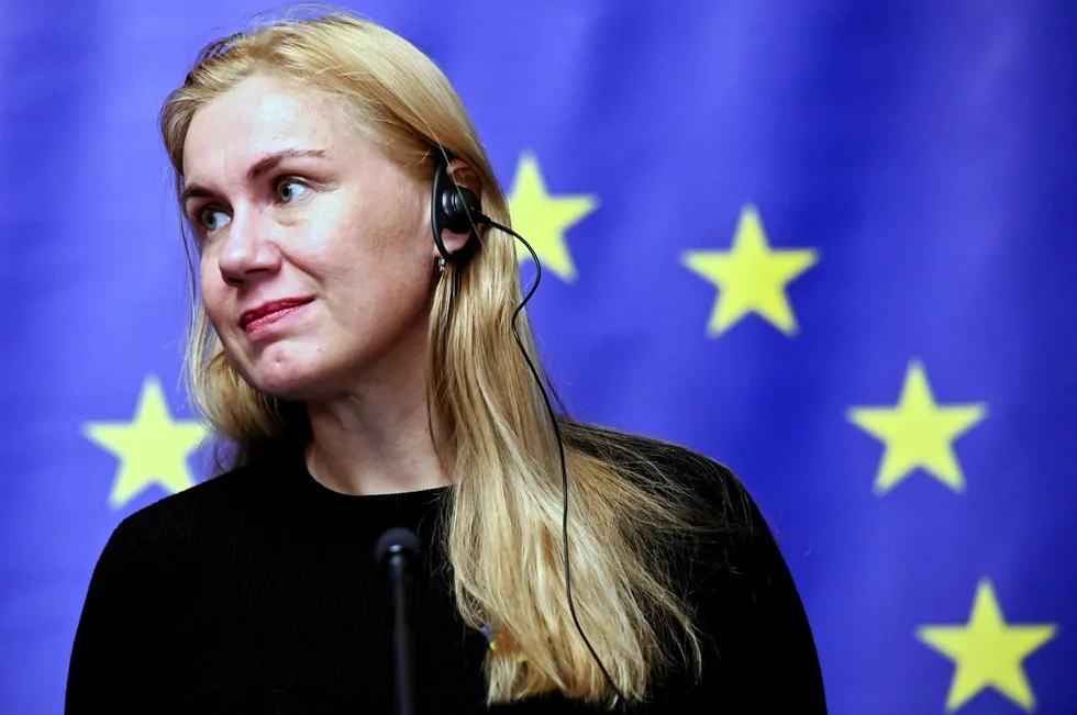 EU energy commissioner Kadri Simson, who will have to untangle the row between France, Germany and others.