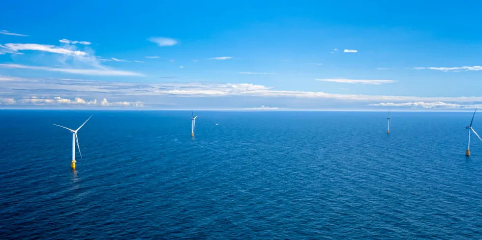 Equinor er partner i NorthWind. Her fra selskapets satsing Hywind Scotland havvindpark.