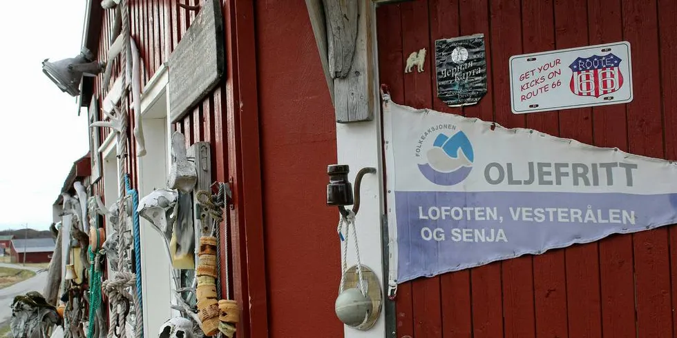 Oljekamp: Olje i Lofoten engasjerer og kampen for et oljefritt Lofoten, Vesterålen og Senja går for full styrke.Arkivfoto: Jørn Mikael Hagen
