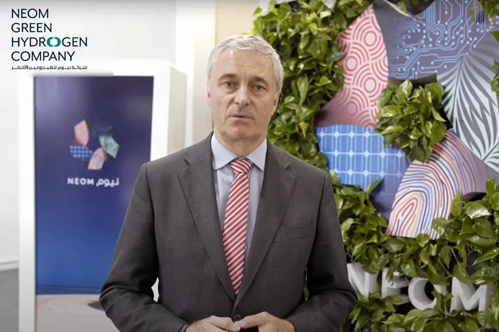 Neom Green Hydrogen Company CEO David Edmondson.