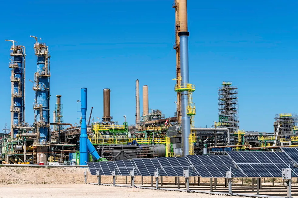 TotalEnergies' La Mède biorefinery in Châteauneuf-les-Martigues, southern France.