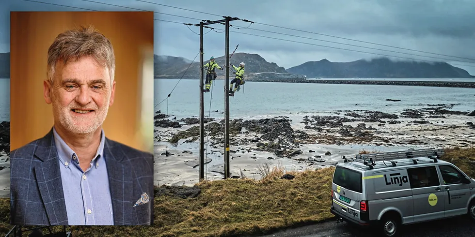 Rune Kiperberg og Linja er blant de få selskapene som faktisk fikk høyere inntektsramme enn varslet. Tillatt inntekt for fjoråret var omtrent som ventet for selskapet.