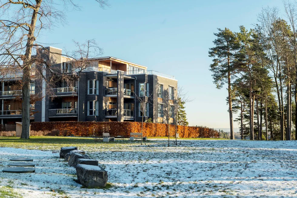 DNT-general Nils Øveraas og kona har kjøpt toppleiligheten til investor Kjell Chr Ullrichsen på Høvik for 48,5 millioner kroner som trolig er den dyreste leiligheten i Bærum noen gang. Foto: Gunnar Blöndal