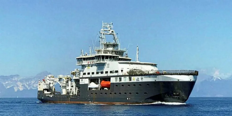 Kronprins Haakon.Foto: Marine Research Institute