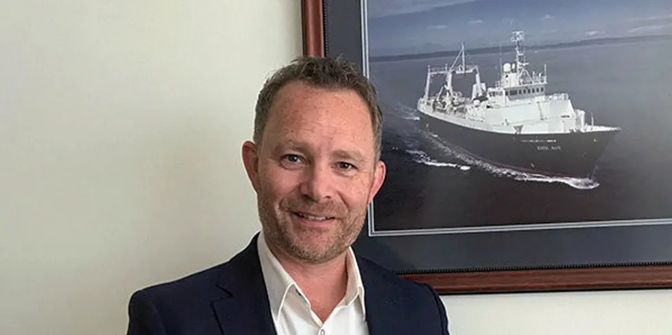 Rasmus Sorensen, executive vice president of global sales at American Seafoods.