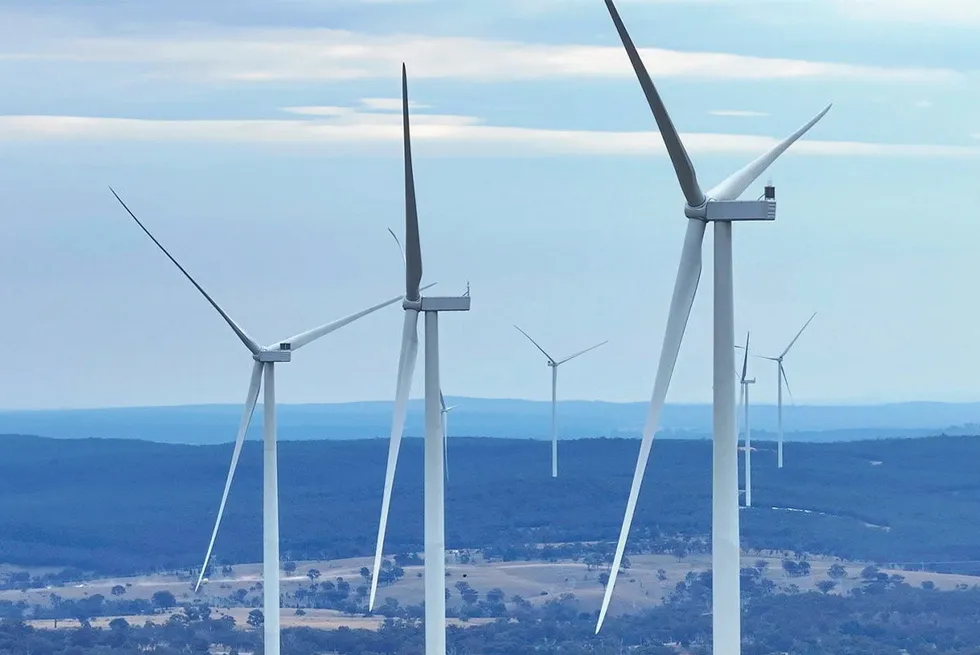 The MacIntyre wind farm features 162 Nordex N163/5.X turbines.