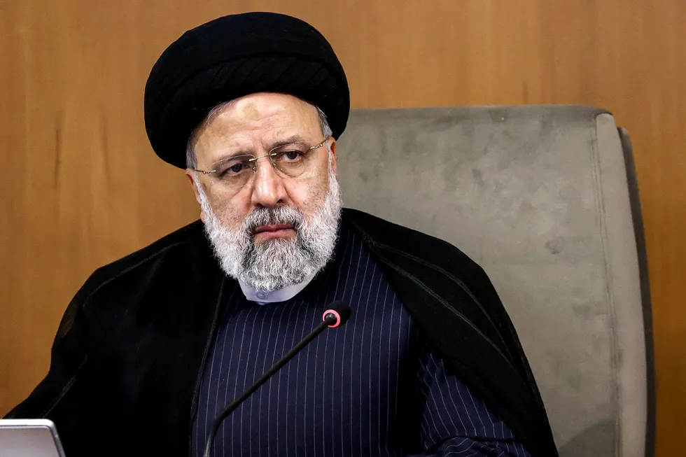 Iran's President Ebrahim Raisi.
