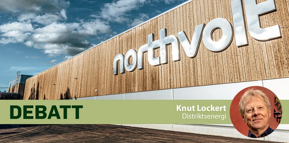 Batterifabrikken Northvolt Ett er bare en av en rekke industriplaner i de nordlige delene av Sverige. Dersom den planlagte byggingen av stålindustri, batterier og gruvedrift i Nord-Sverige gjennomføres, blir det liten import derfra. Da trenger svenskene kraften sin selv, advarer artikkelforfatteren. Her er Northvolt labs avbildet.