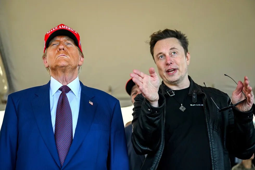 Mag 7-aksjene fikk en ekstra boost da Donald Trump vant valget i høst med Elon Musk ved sin side. Selv om aksjekursen er blitt preget av gevinstsikring i julen, er Teslas oppgang på 74 prosent siden Trumps valgseier.