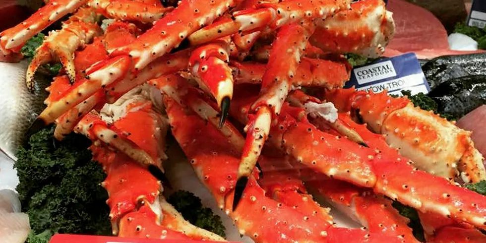 Bristol Bay Red King crab won't be piled so high next season