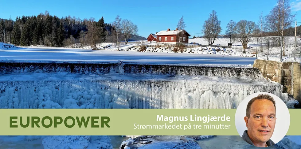 Strømmarkedet på 3 minutter, med journalist Magnus Lingjærde. Neste uke kan bli kald, tørr og vindfattig.