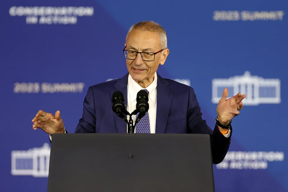 John Podesta, senior advisor to President Joe Biden for clean energy innovation and implementation.