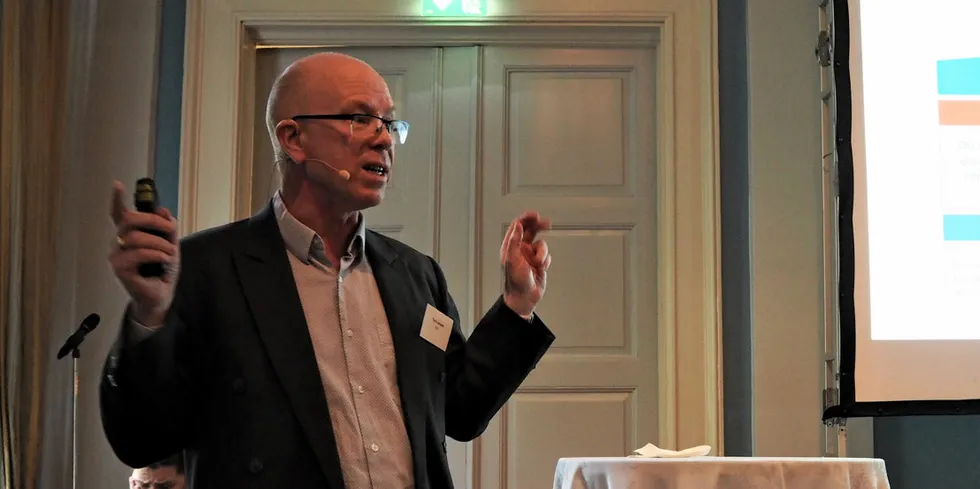 Fungerende RME-direktør, Tore Langset, fortalte om det nye digitaliseringsforumet på et seminar i regi av Samfunnsbedriftene Energi tirsdag.