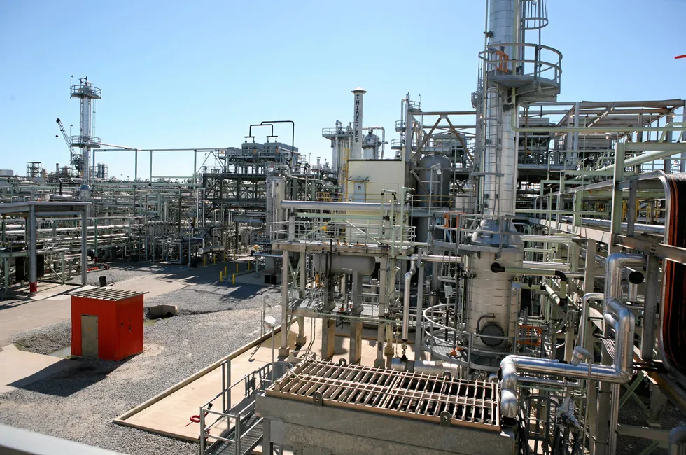 Chevron Renewable Energy Group's biodiesel plant in Geismar, Louisiana, where the explosion and fire occurred.