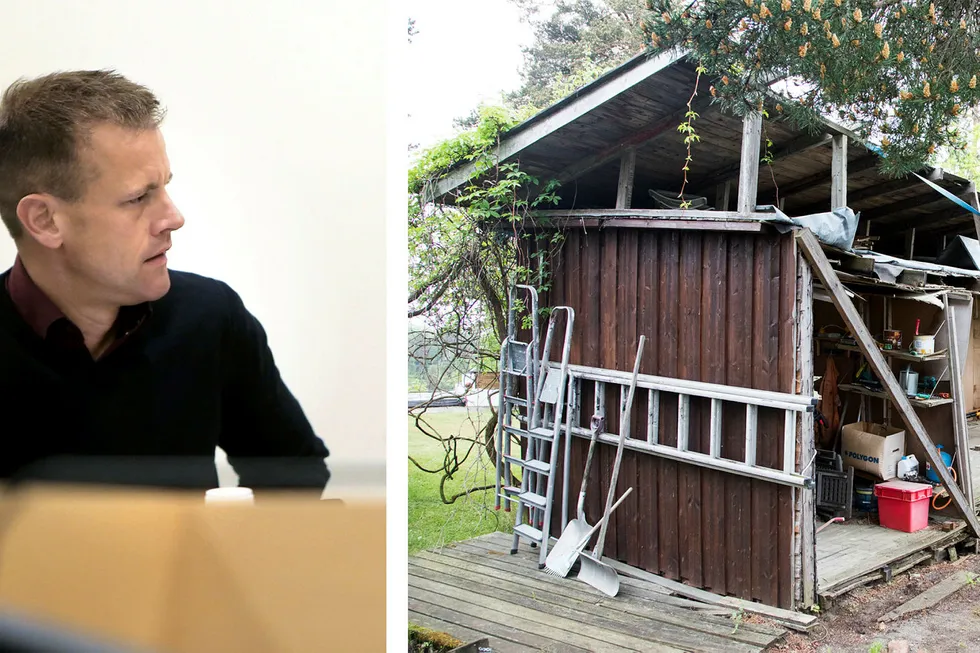 Arne Vigeland ble kjent etter å ha kappet naboen uthus i to på grunn av en nabotvist.