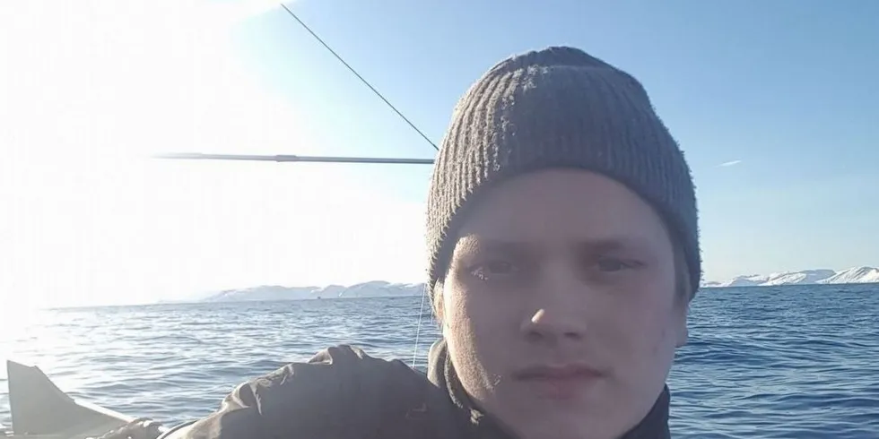 Anders Isak Nedrejord fra Karasjok Havfiske. Privatfoto.