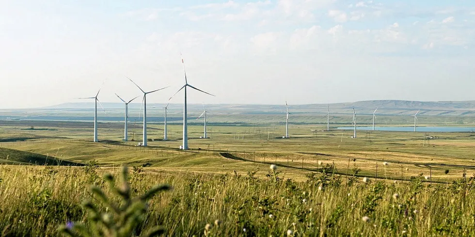 Rosatom's Kochubeevskaya wind farm.