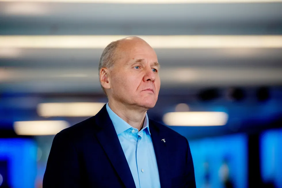 Telenor-sjef Sigve Brekke.