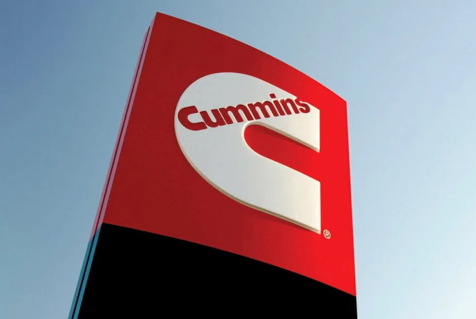 Cummins logo.